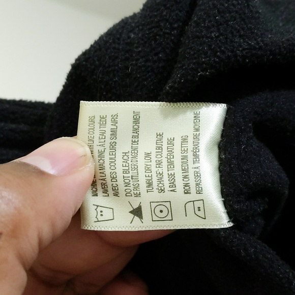 Denver Hayes| Black Long Sleeve Sweater Zippered 100% Polyester - Picture 6 of 8